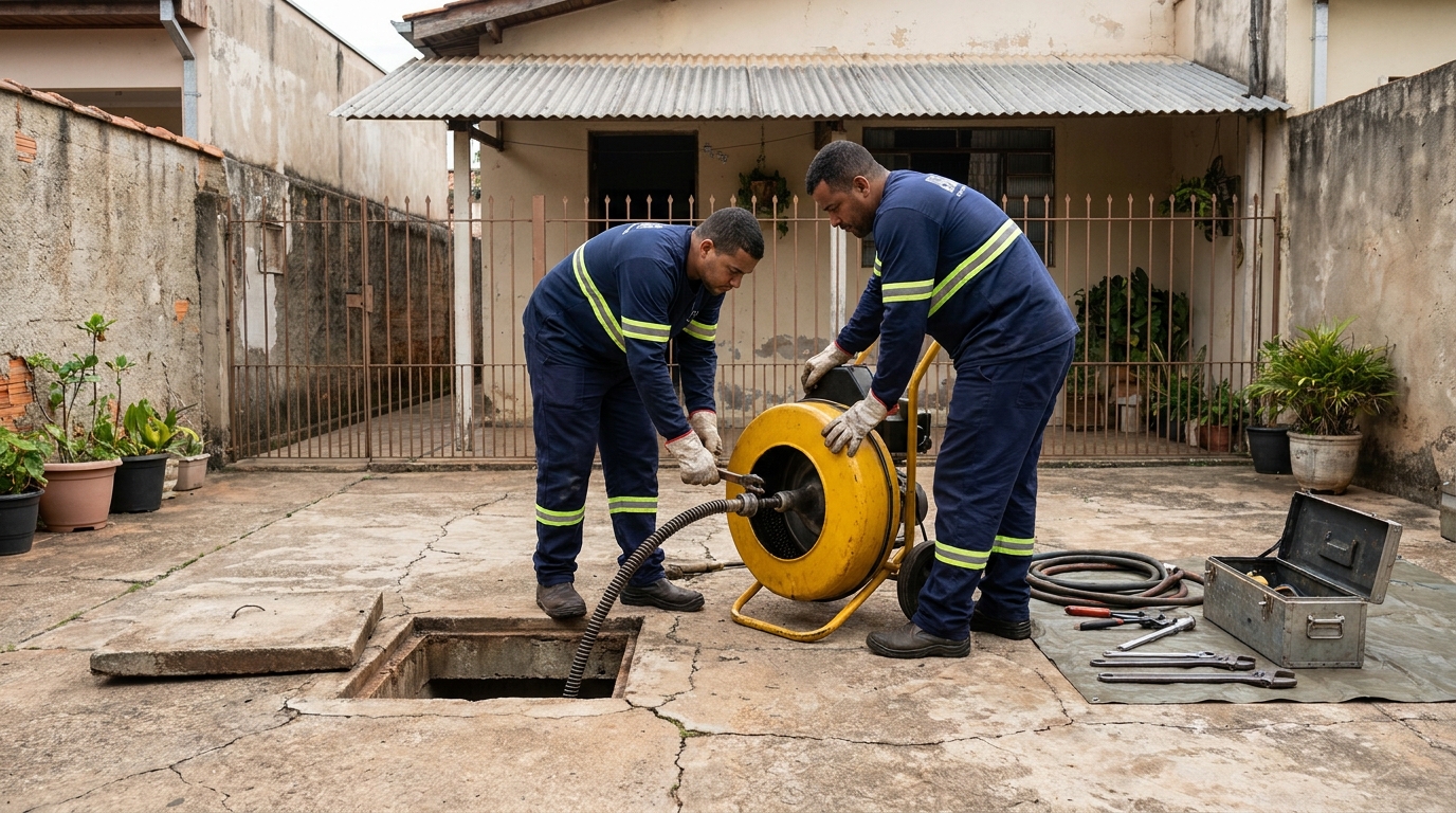 Desentupimento de esgoto em Indaiatuba‑SP