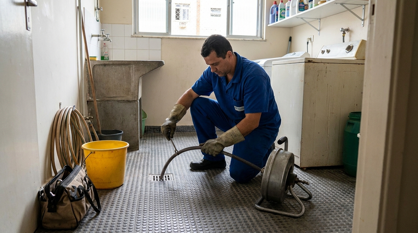 Desentupimento de ralo profissional em Indaiatuba‑SP